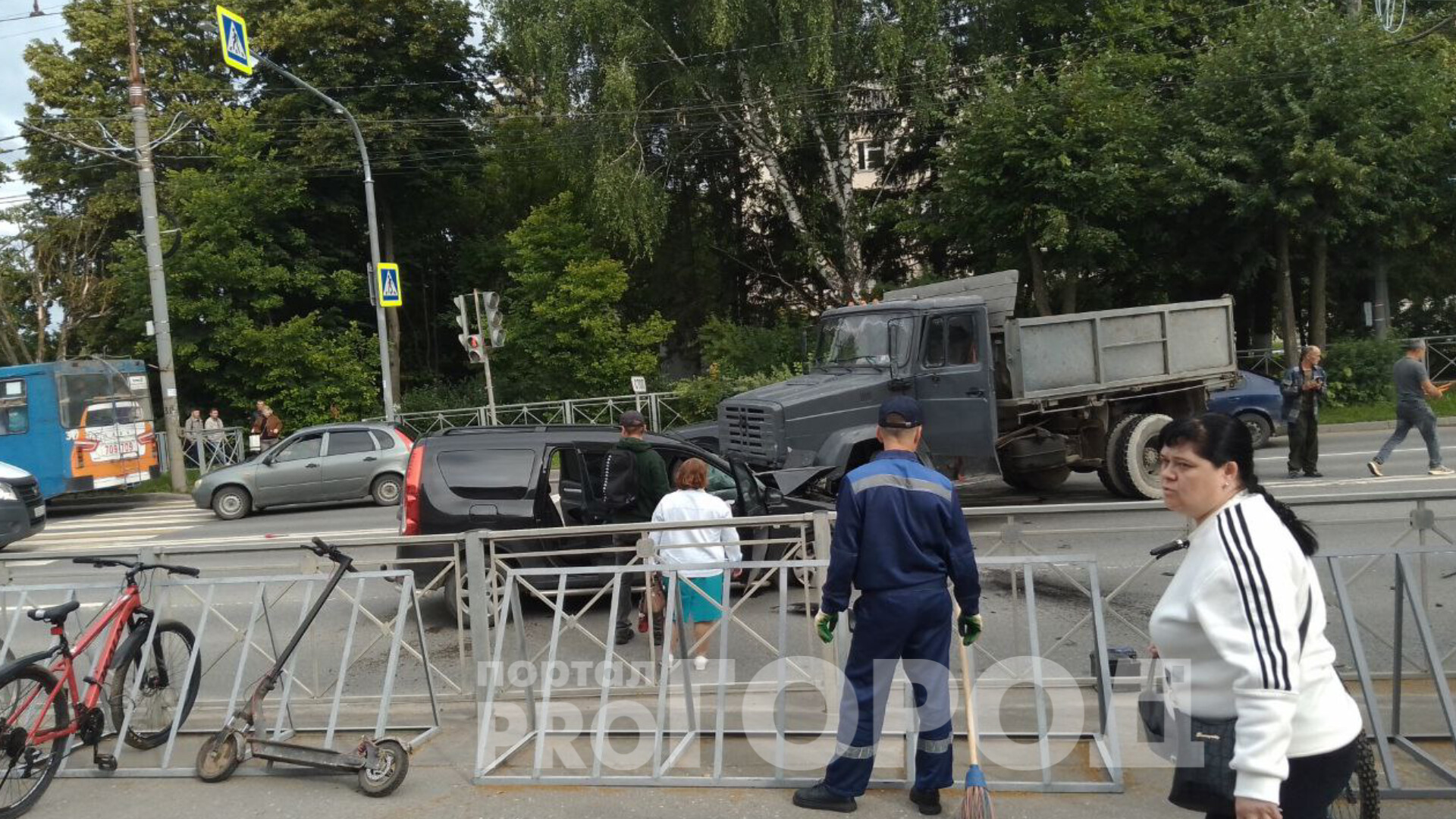 Два троллейбуса поехали по новым маршрутам из-за аварии в Йошкар-Оле