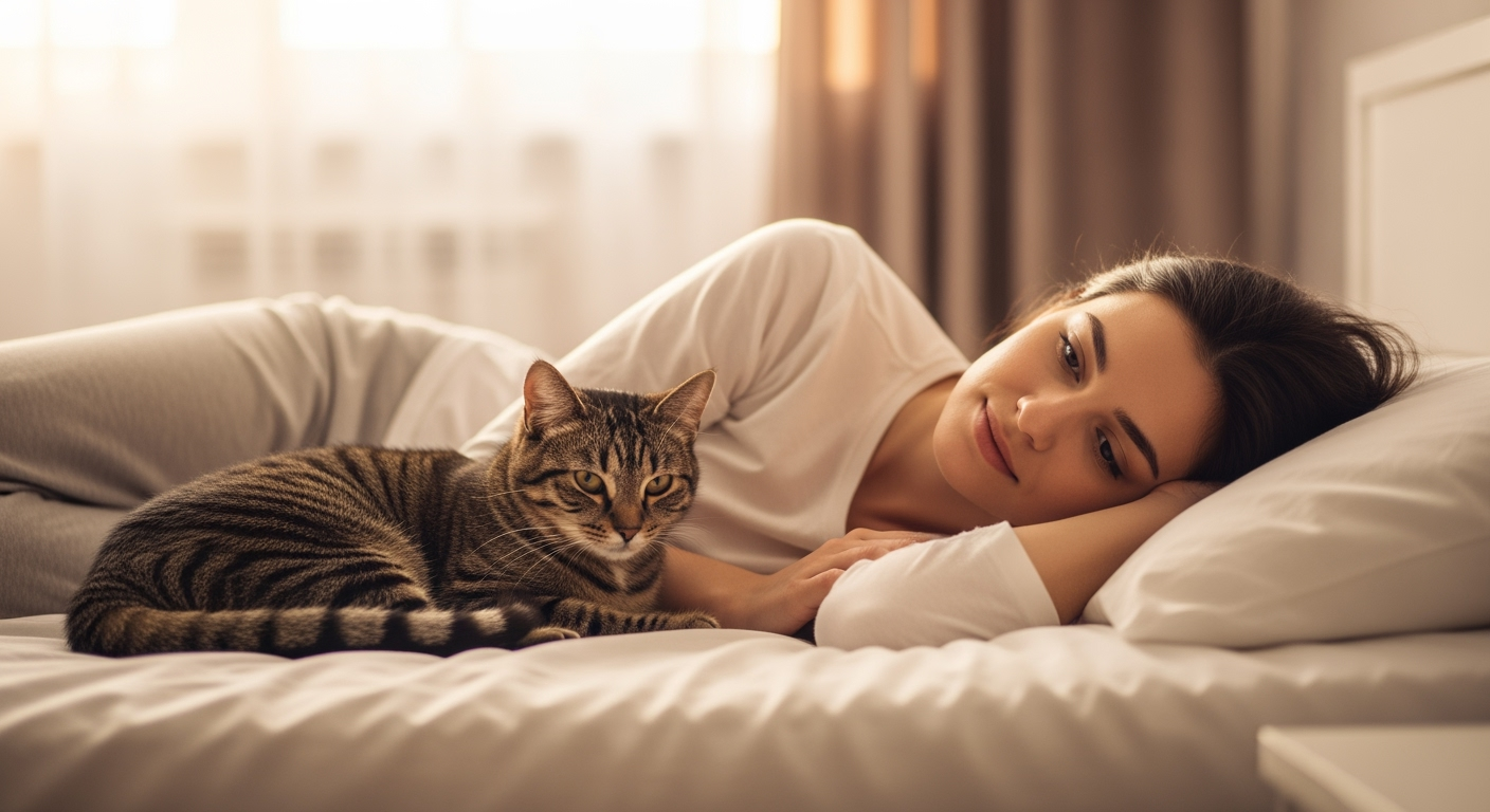Почему опасно спать с кошкой: она тайно сокращает вам жизнь